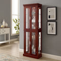 Curio Cabinet Lighted Curio Diapaly Cabinet with