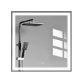 36 x 36 LED Mirror for Bathroom, LED Vanity Mirror natural-modern-glass