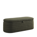 Video Welike Length 45.5 inchesStorage Ottoman Bench green-foam-fabric