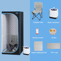 Full Size Portable Black Steam Sauna tent