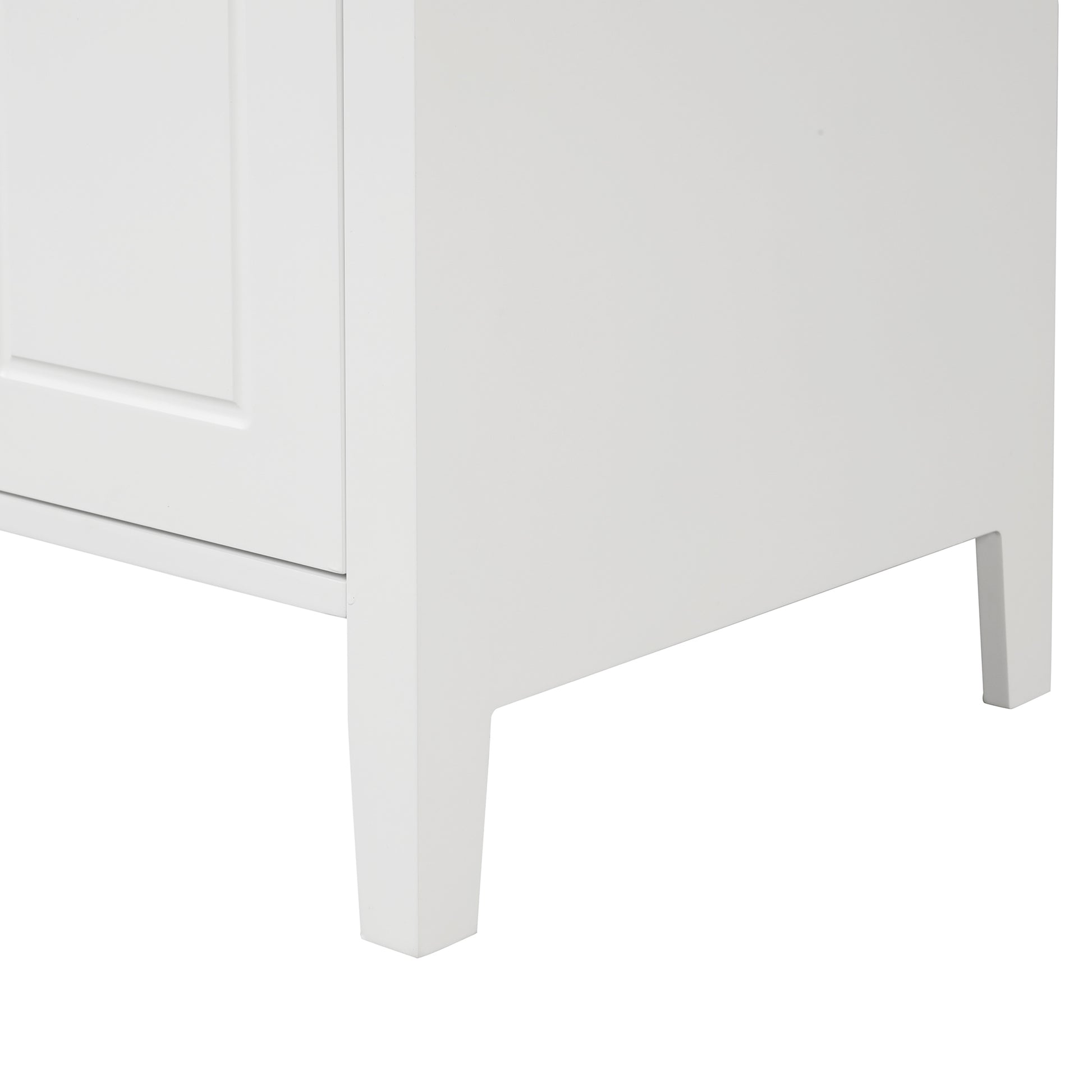 24" Bathroom Vanity with Sink, Bathroom Vanity Cabinet white-solid wood+mdf