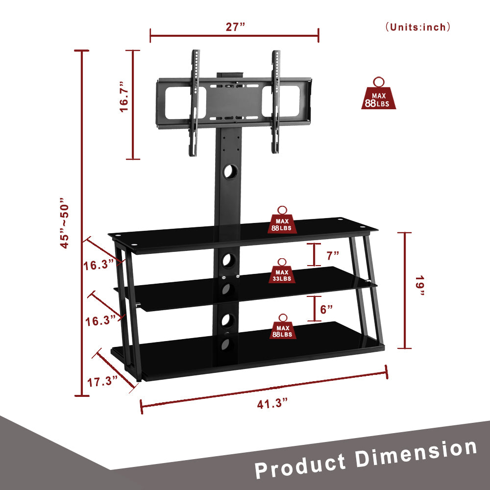 Black Multi Function Angle And Height Adjustable