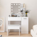 Makeup Vanity Table Set With Drawer And Storage -
