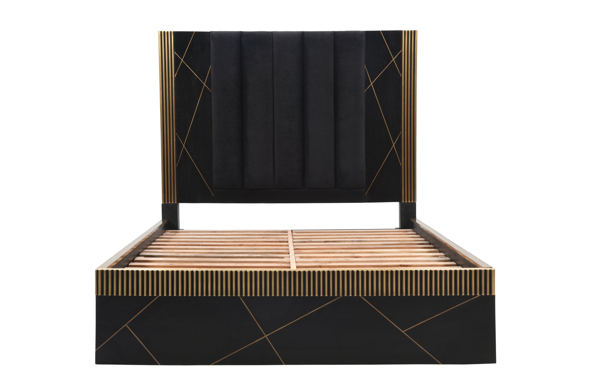 Allure Modern Style Queen Bed Made With Mango