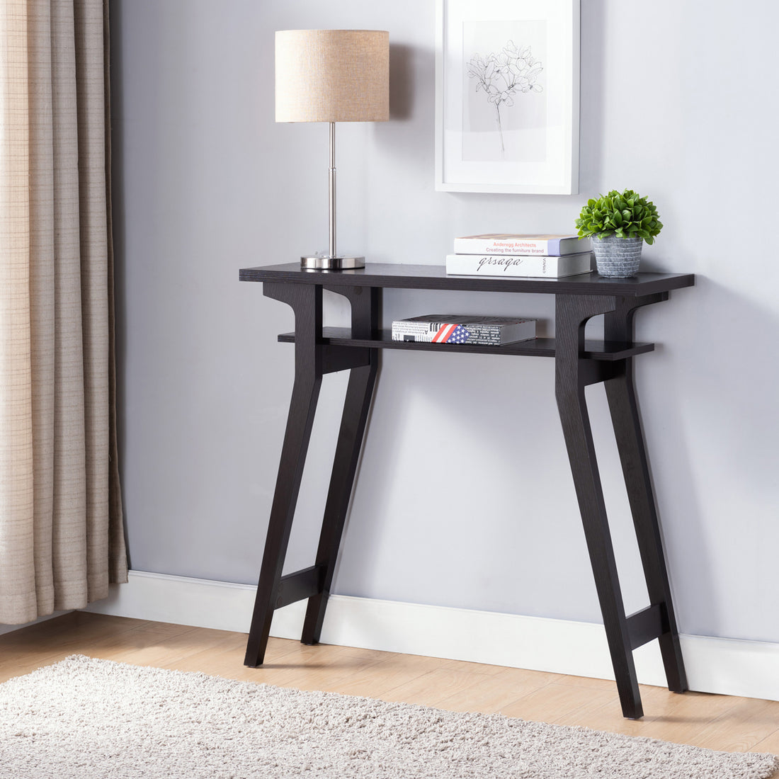 Entryway Console Table, 36 Inch Hallway Accent