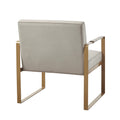 Accent Chair taupe-polyester