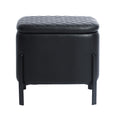 Square Upholstered Ottoman Modern Pu Poufs with