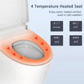 Smart Toilets with Heated Seat,Auto Flush,AUTO