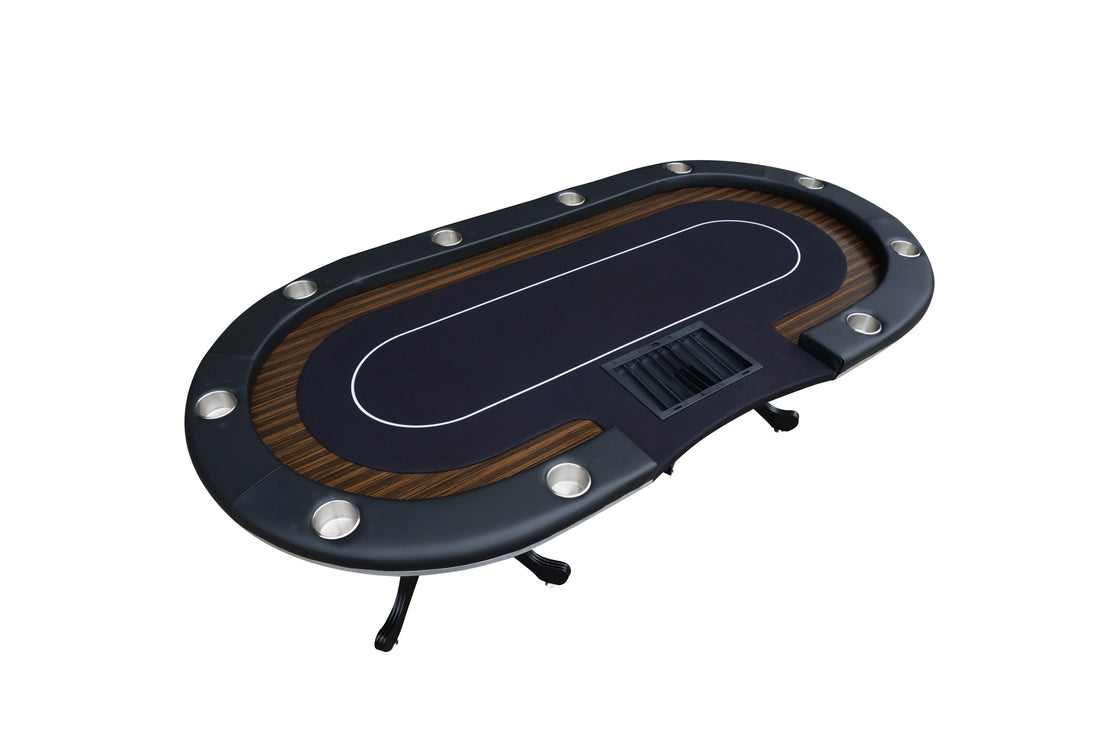 96" Premium Oval Speed Cloth Texas Hold'em