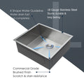 25 Inch Undermount Sink 25