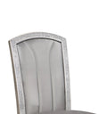 Luxury Formal Glam 2pc Set Dining Side Chair Silver silver-dining room-contemporary-modern-dining