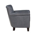 Classic Traditional Accent Chair 1pc Solid Wood frame gray-primary living