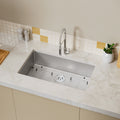 Tecasa 33 inch Kitchen Sink Dual Mount Undermount