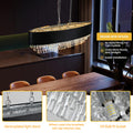 Modern Crystal Chandelier for Living Room Cristal Lamp transparent-modern-crystal