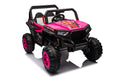 12v7a*1 30w*4 Four wheel drive leather seat one button pink-iron+plastic