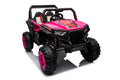 12v7a*1 30w*4 Four wheel drive leather seat one button pink-iron+plastic