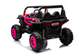 12v7a*1 30w*4 Four wheel drive leather seat one button pink-iron+plastic