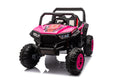 12v7a*2 30w*4 Four wheel drive leather seat one button pink-iron+plastic