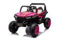 12v7a*1 30w*4 Four wheel drive leather seat one button pink-iron+plastic