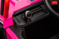 12v7a*1 30w*4 Four wheel drive leather seat one button pink-iron+plastic