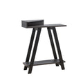 ID USA 212930 Console Distressed Grey & Black grey-particle board