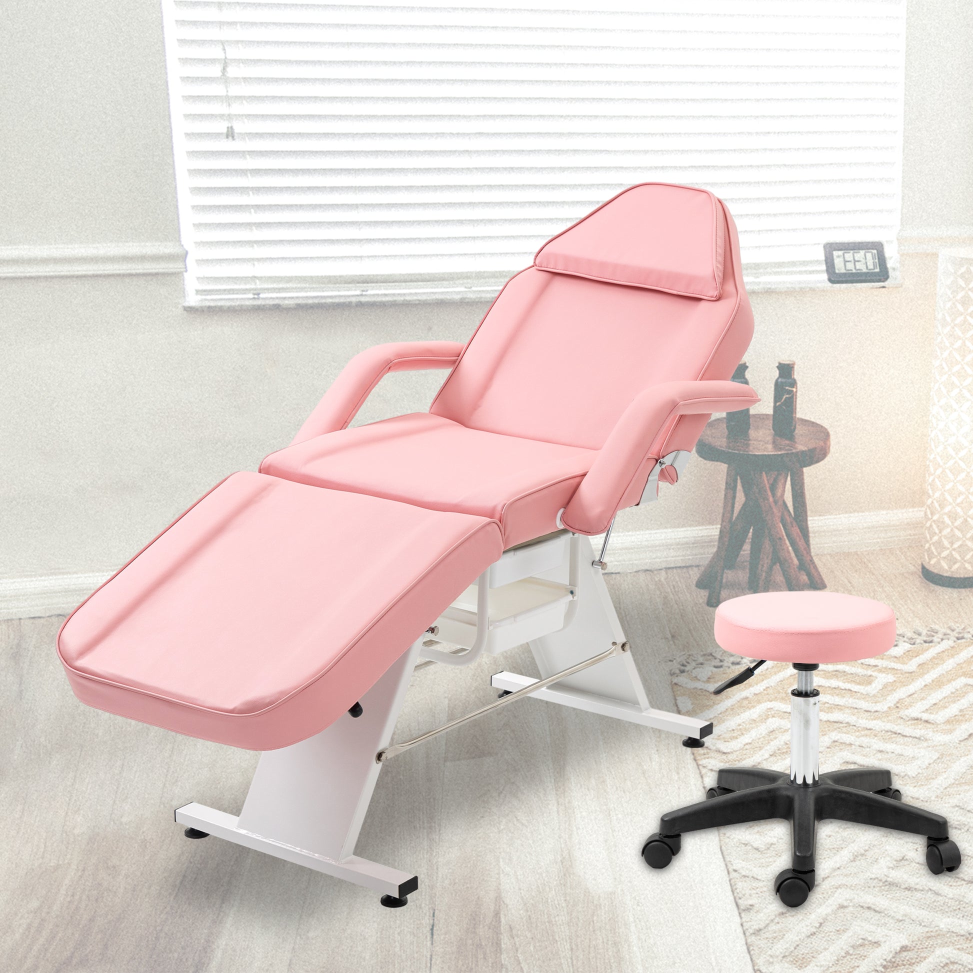 Massage Salon Tattoo Chair With Two Trays