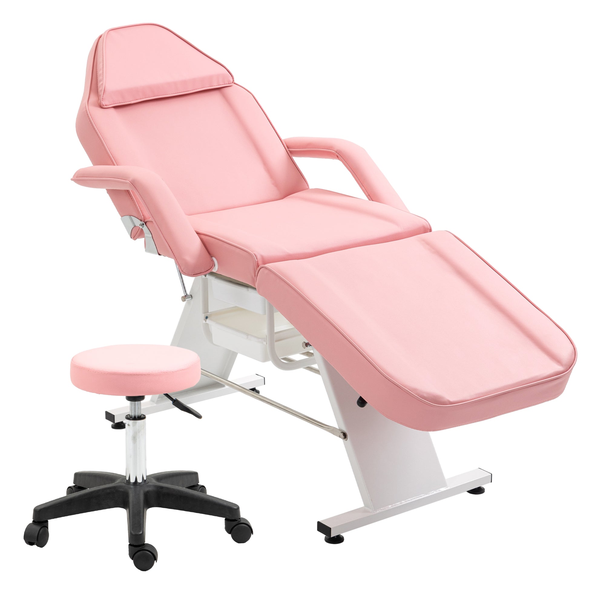 Massage Salon Tattoo Chair With Two Trays