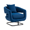 House hold Upholstered Tufted Living Room Chair navy-velvet