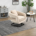 House hold Upholstered Tufted Living Room Chair beige-velvet