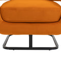 House hold Upholstered Tufted Living Room Chair orange-velvet