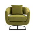 House hold Upholstered Tufted Living Room Chair olive-velvet