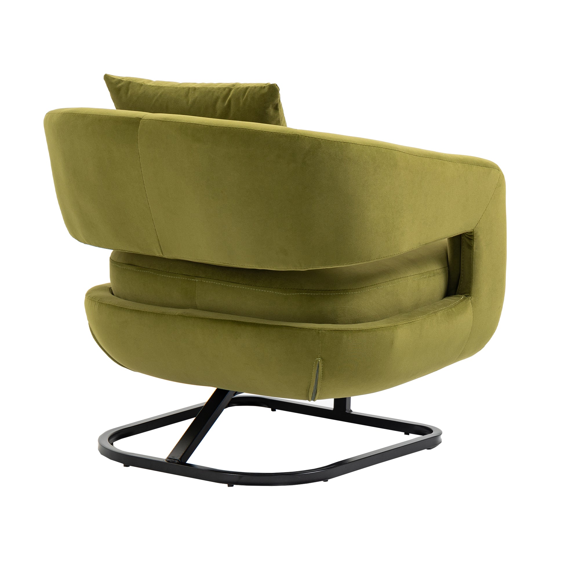 House hold Upholstered Tufted Living Room Chair olive-velvet