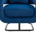 House hold Upholstered Tufted Living Room Chair navy-velvet