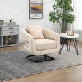 House hold Upholstered Tufted Living Room Chair beige-velvet