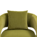 House hold Upholstered Tufted Living Room Chair olive-velvet