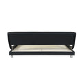 Faux Leather Upholstered Platform Bed Frame,Led -
