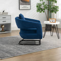 House hold Upholstered Tufted Living Room Chair navy-velvet