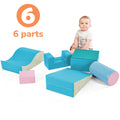 Colorful Soft Climb and Crawl Foam Playset 6 in 1 colorful-foam