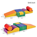 Colorful Soft Climb and Crawl Foam Playset 6 in 1 colorful-foam