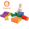 Colorful Soft Climb and Crawl Foam Playset 6 in 1 colorful-foam