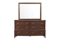 Transitional Style Bedroom Furniture 1pc Dresser of 6x cherry-bedroom-classic-transitional-wood