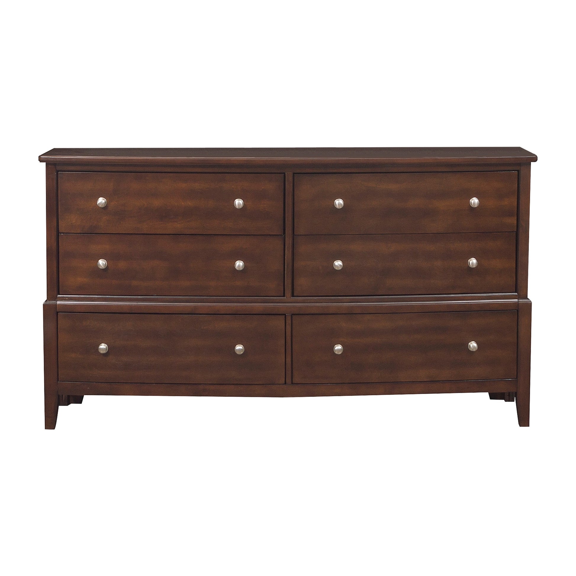 Transitional Style Bedroom Furniture 1pc Dresser of 6x cherry-bedroom-classic-transitional-wood