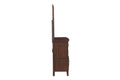 Transitional Style Bedroom Furniture 1pc Dresser of 6x cherry-bedroom-classic-transitional-wood