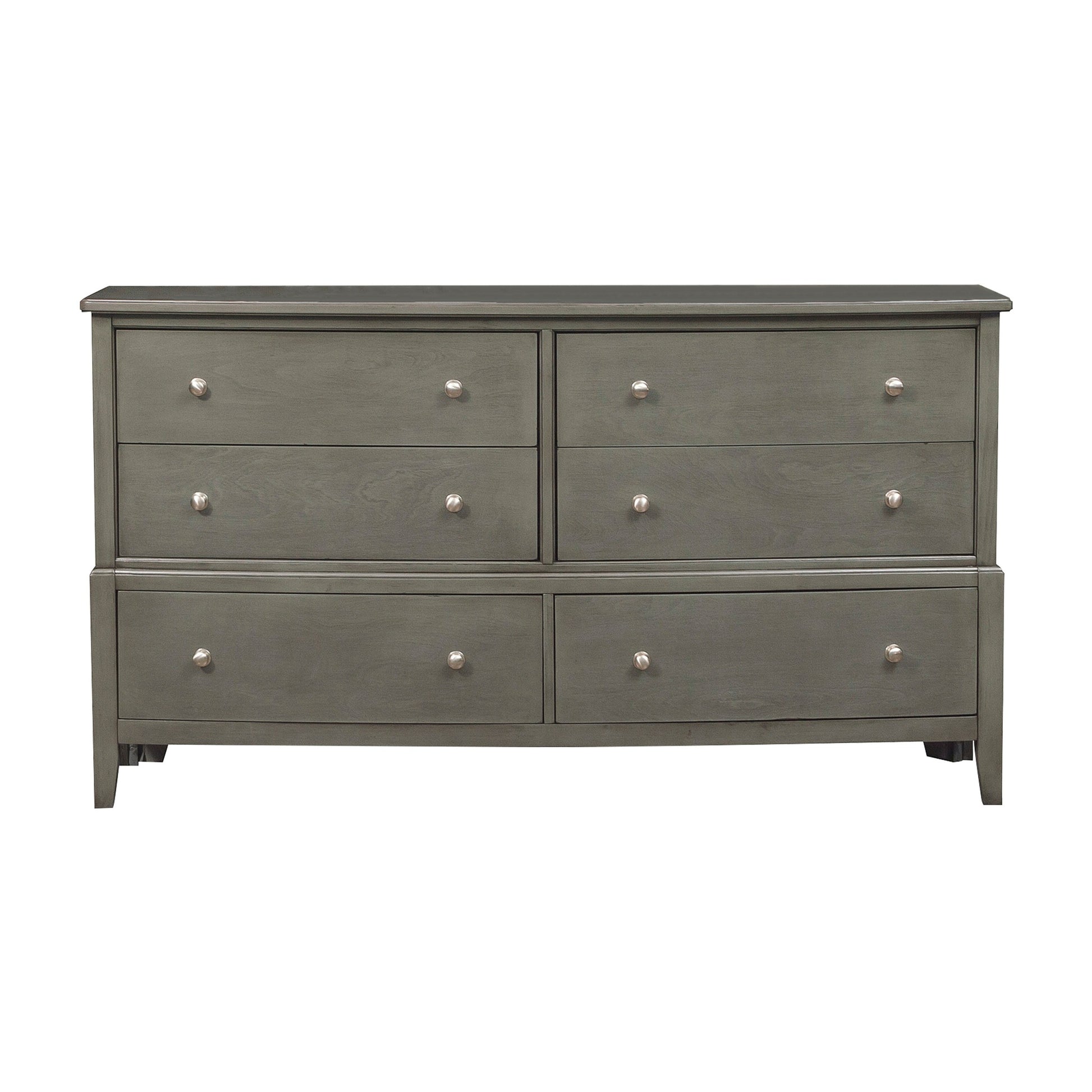 Transitional Style Gray Finish 1pc Desser Storage gray-bedroom-classic-traditional-wood