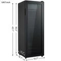 4.5Cu.ft mini fridge, 0.3Cu.ft freezer, up to 94 cans black-iron