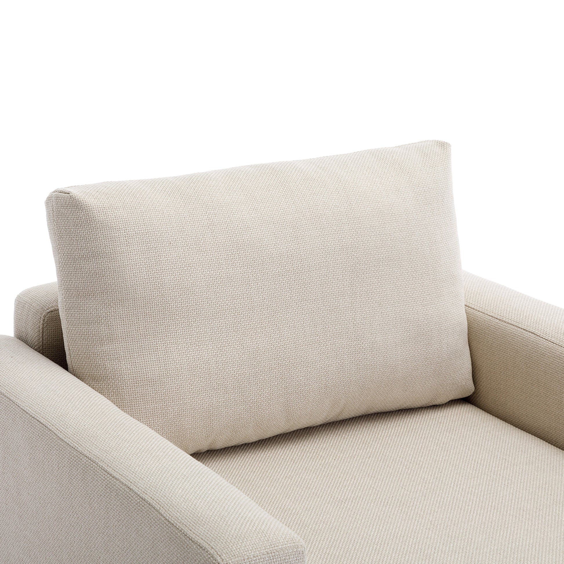 Single Seat Module Sofa Sectional Couch,Cushion Covers cream-linen-wood-primary living