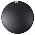 Black 42 Inch Metal Round Bathroom Mirror silver-classic-mdf+glass-aluminium