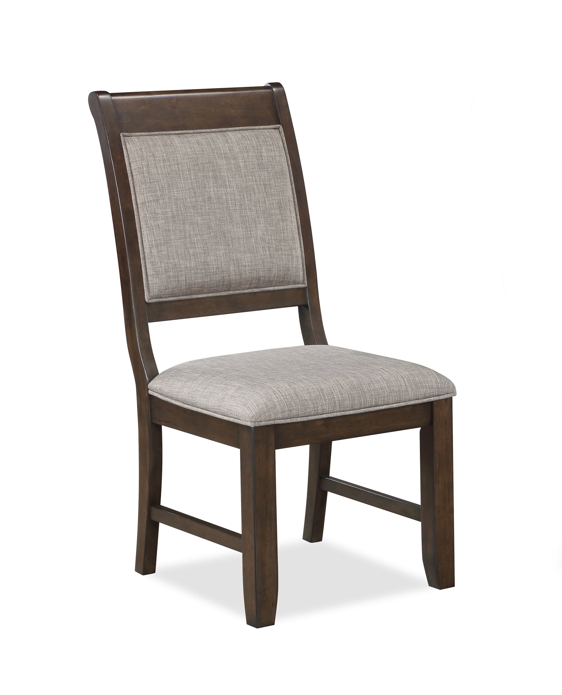 Traditional 2pc Vintage Allure Rich Brown Finish Side brown-brown-traditional-side chair-solid