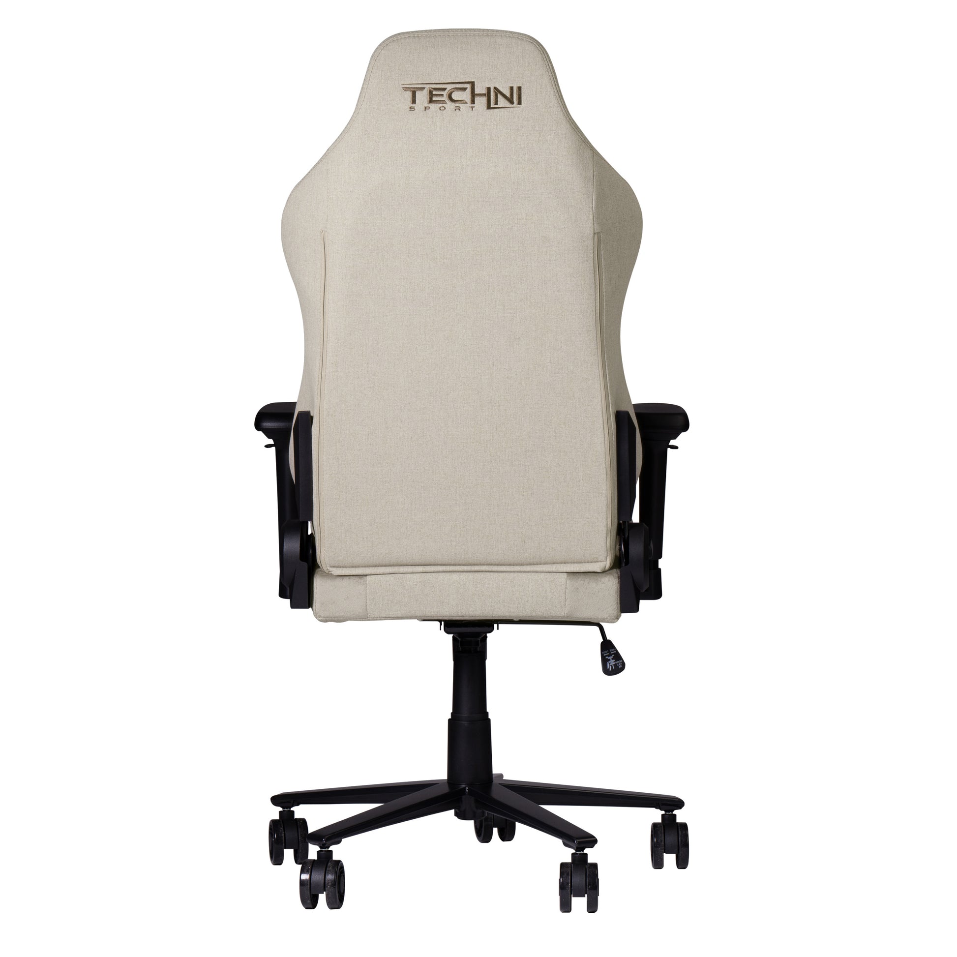 Techni Sport TSF65C Fabric Memory Foam Gaming Chair caster-beige-office-spot