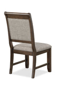 Traditional 2pc Vintage Allure Rich Brown Finish Side brown-brown-traditional-side chair-solid